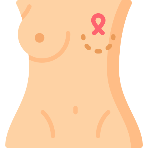 Breast cancer Special Flat icon