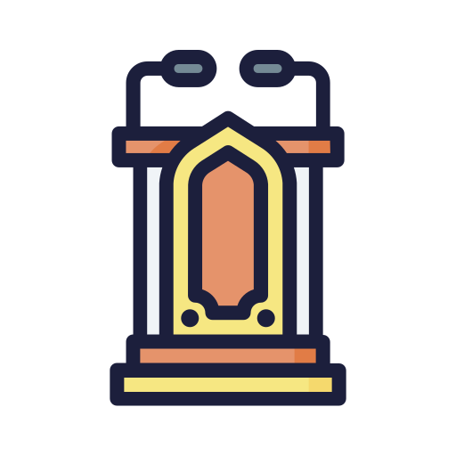 Pulpit Generic Outline Color icon