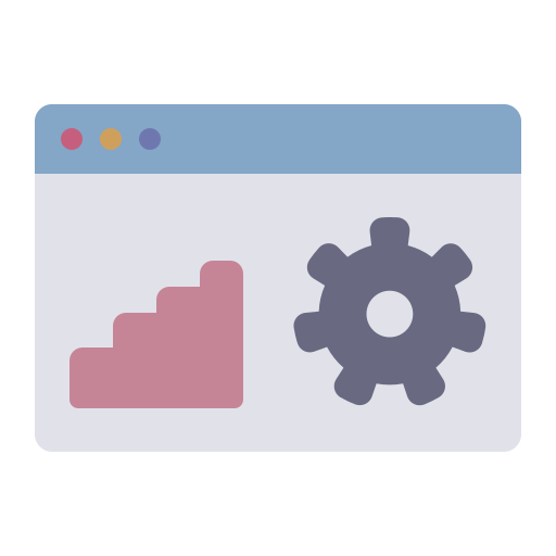 statistica Generic Flat icona