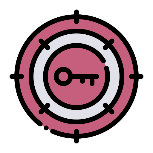 Bullseye Generic Outline Color icon