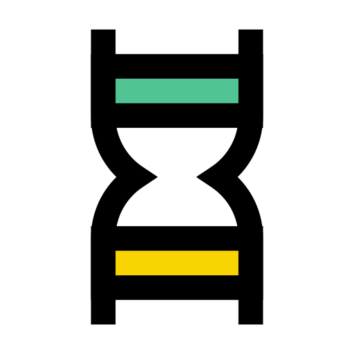 struktura dna Vector Stall Lineal Color ikona