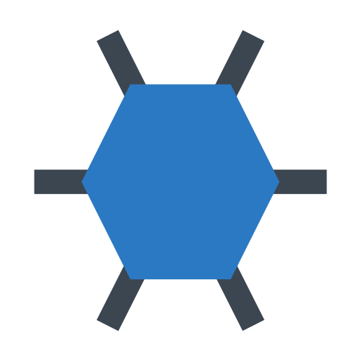 cząsteczka Generic Blue ikona