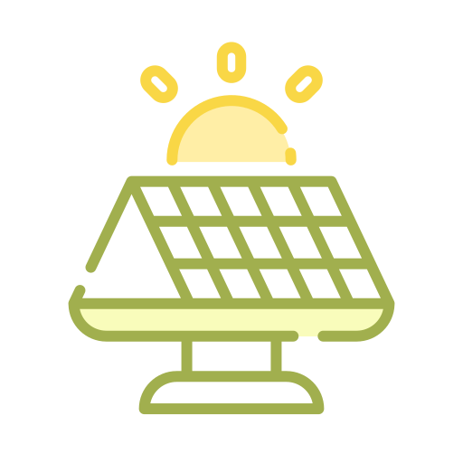 pannello solare Generic Fill & Lineal icona