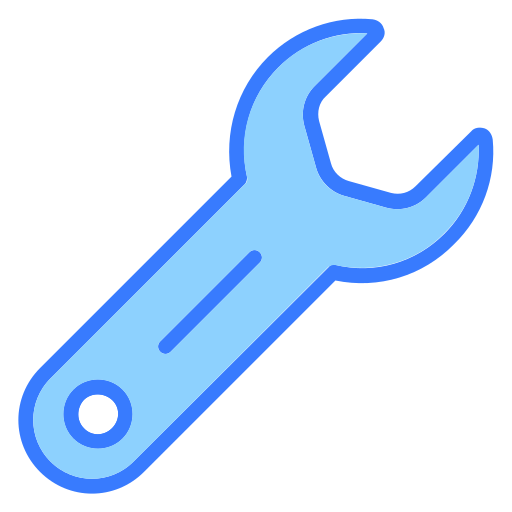 Spanner Generic Blue icon