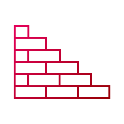 Кирпичная стена Generic Outline Color иконка