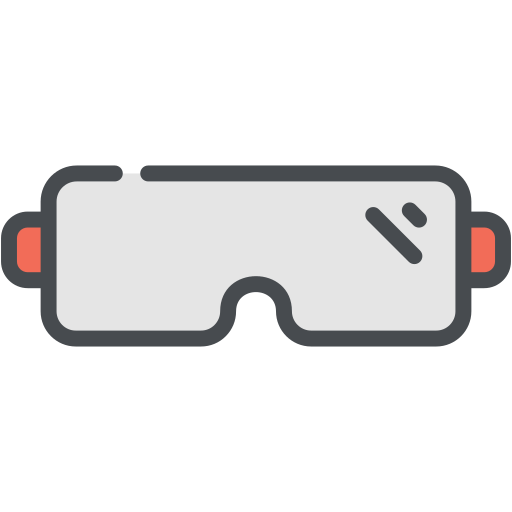 Safety glasses Generic Outline Color icon