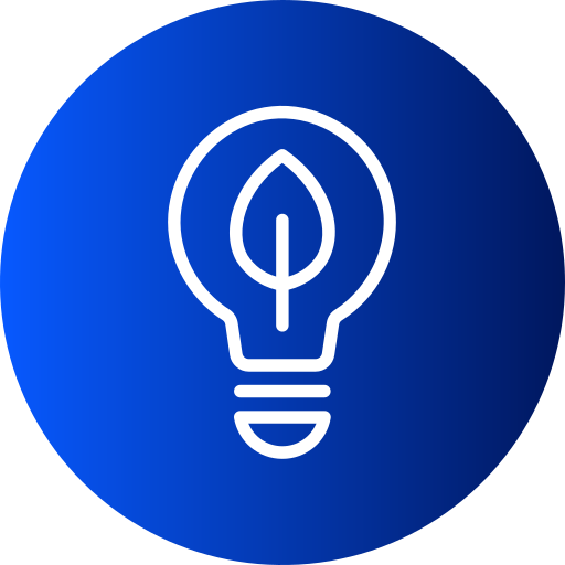 energiebesparend Generic Blue icoon