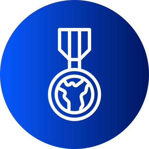 medalha Generic Blue Ícone