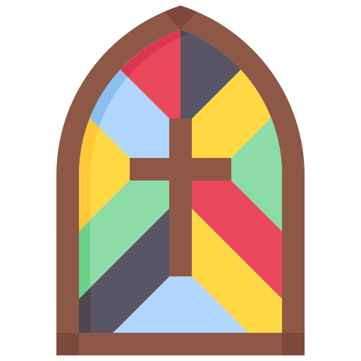 Stained glass window Generic Flat icon