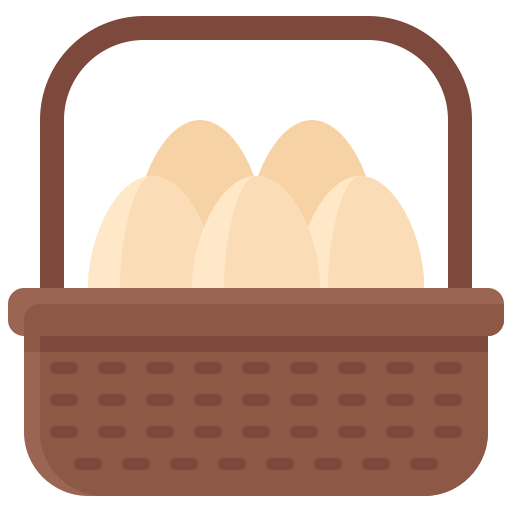 canasta de huevos Generic Flat icono