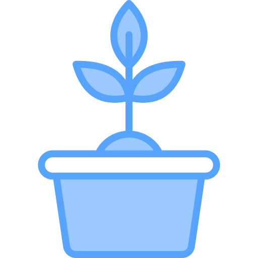 Plant Generic Blue icon