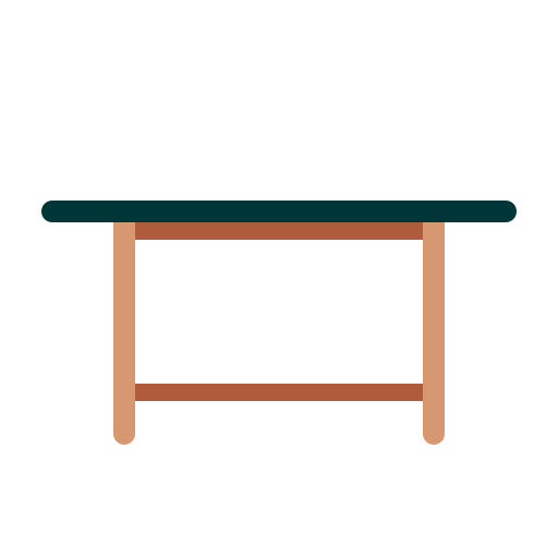 Dining table Generic Flat icon