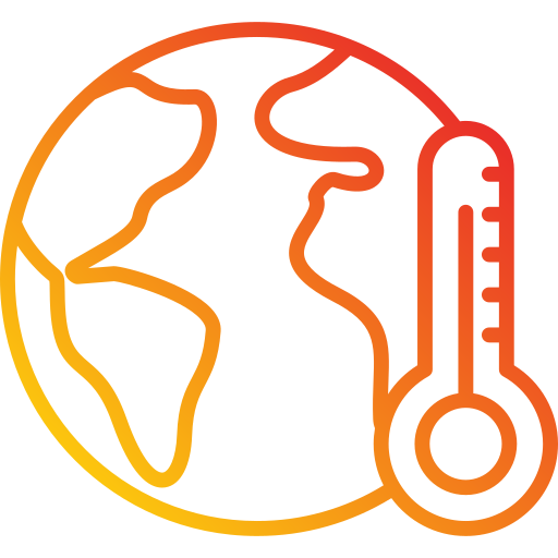 지구 온난화 Generic Gradient icon