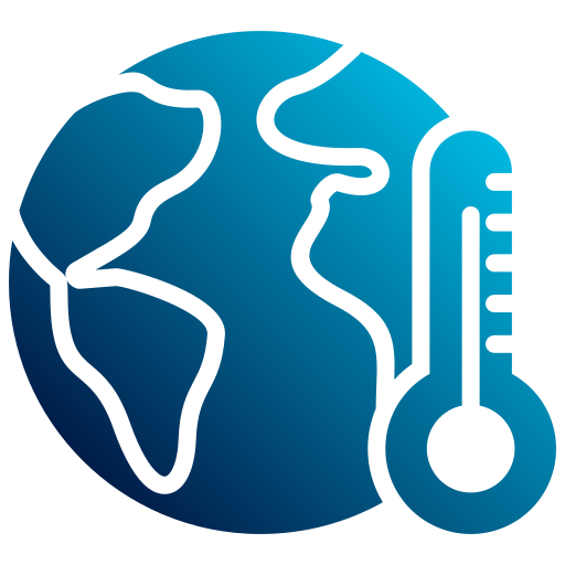 aquecimento global Generic Flat Gradient Ícone
