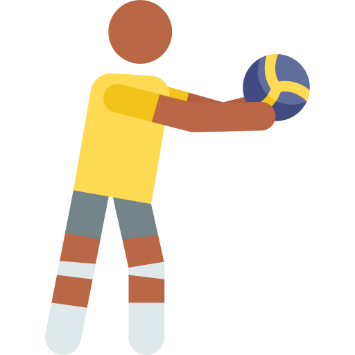 Volleyball Pictograms Colour icon