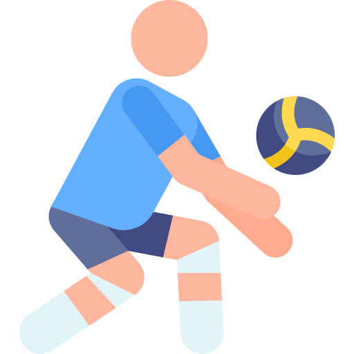volleyball Pictograms Colour icon