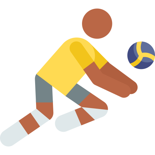 volleyball Pictograms Colour icon