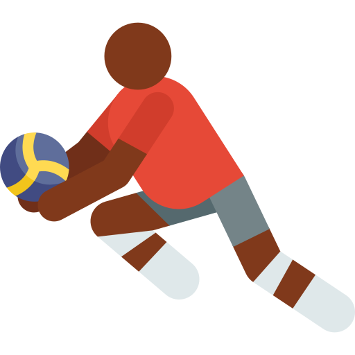 Volleyball Pictograms Colour icon