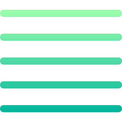 Center alignment Basic Gradient Lineal color icon