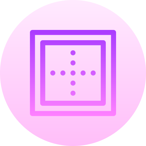 Table Basic Gradient Circular icon