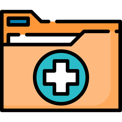 Medical folder Special Lineal color icon