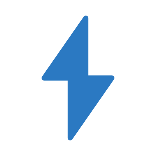 Lightning Generic Blue icon