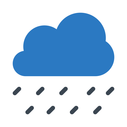 lluvioso Generic Blue icono