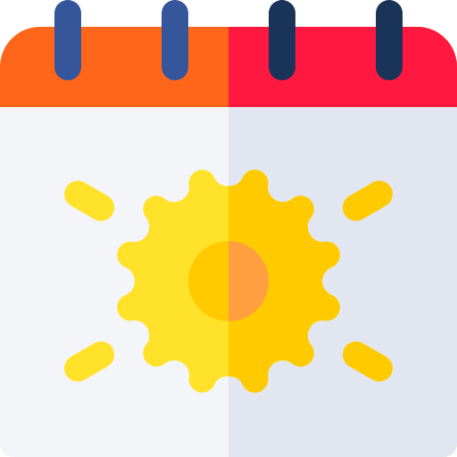 Summertime Basic Rounded Flat icon