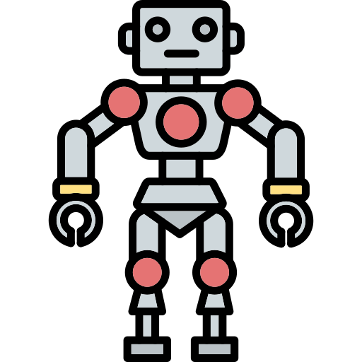 robot Generic Outline Color icono