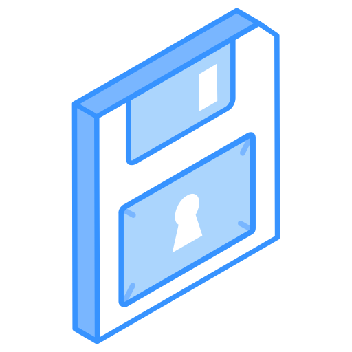 floppy disk Generic Blue icona