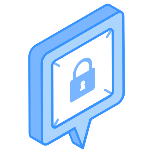 Private chat Generic Blue icon