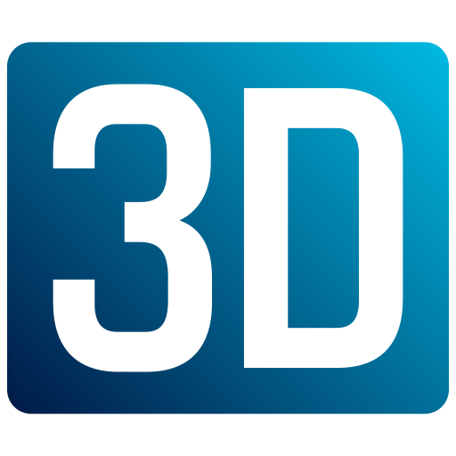 3d-film Generic Flat Gradient icon