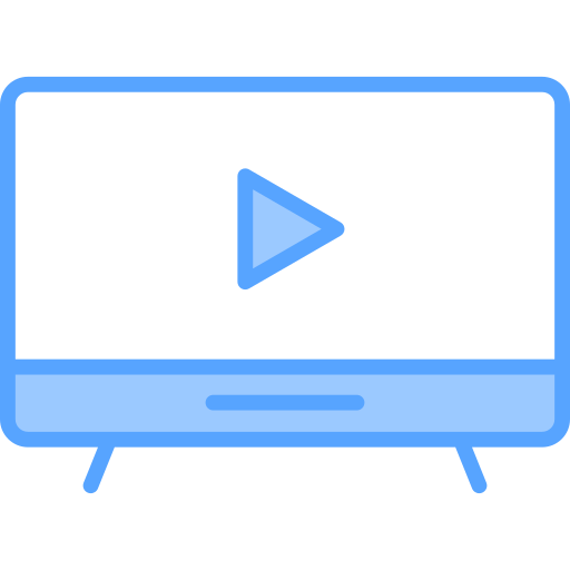 smart-tv Generic Blue icon