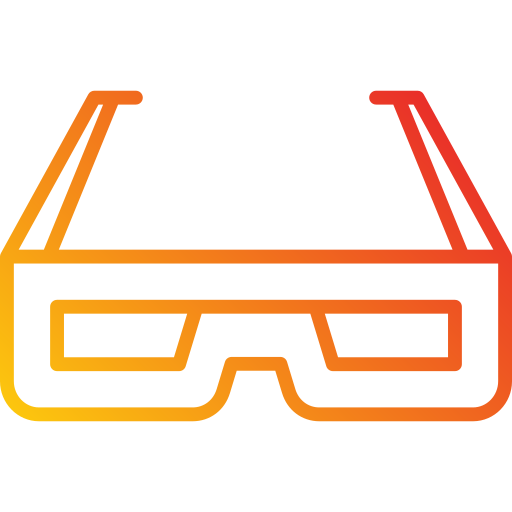 occhiali 3d Generic Gradient icona