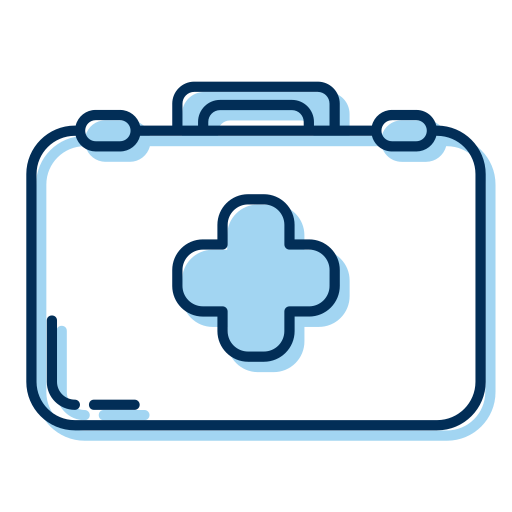 Medical box Generic Blue icon