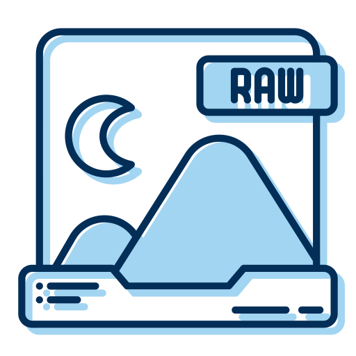 raw-extensie Generic Blue icoon