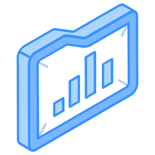análisis de datos Generic Blue icono
