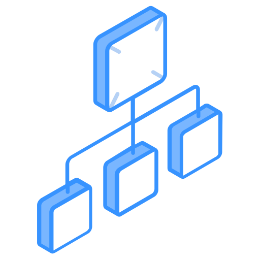 hierarchia Generic Blue ikona