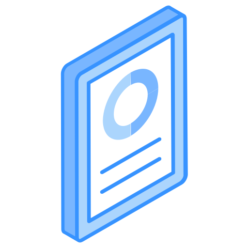 analítica móvil Generic Blue icono