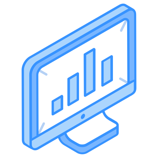 analisi dei dati Generic Blue icona