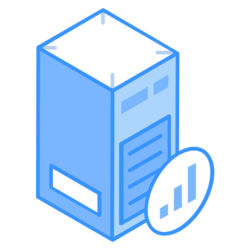 gegevensanalyse Generic Blue icoon
