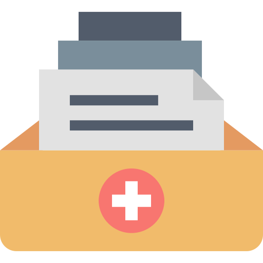 Medical records Generic Flat icon