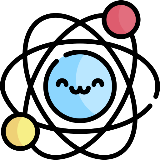 atom Kawaii Lineal color icon