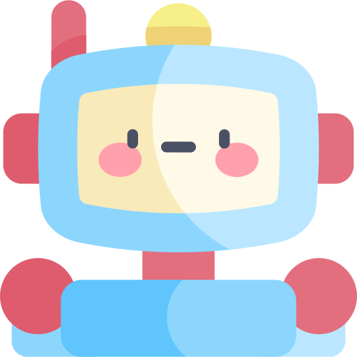 robot Kawaii Flat icoon