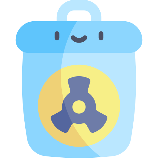 Radioactive Kawaii Flat icon