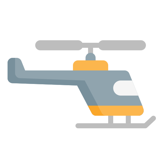 helicóptero Generic Flat Ícone
