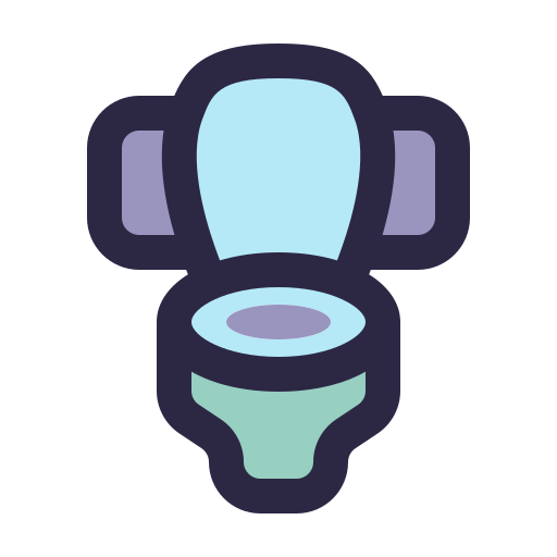 Toilet Generic Outline Color icon