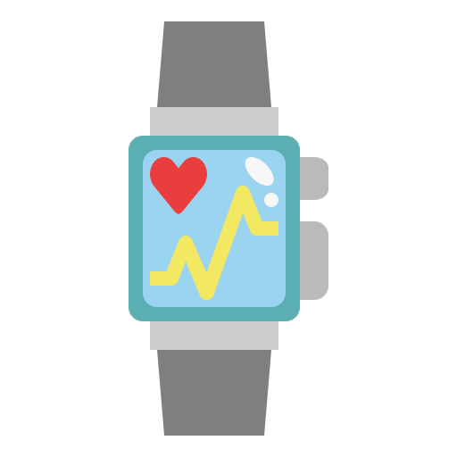 slimme horloge Generic Flat icoon