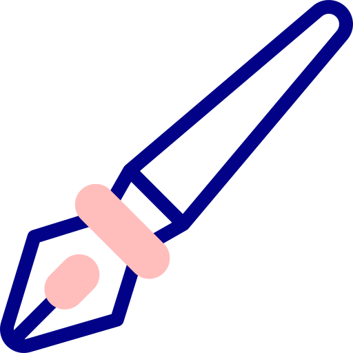 dip-stift Detailed Mixed Lineal color icon