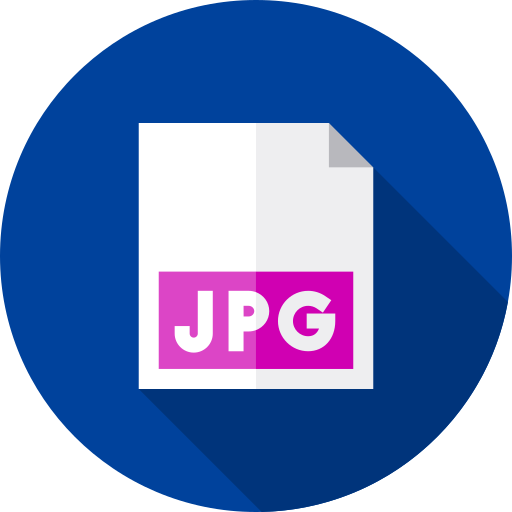 Jpg Flat Circular Flat icon